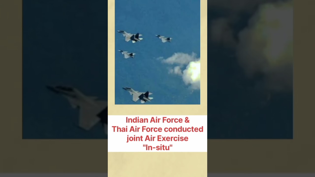 INDIAN Air Force Joins Thai Air Force For Joint Exercise #shorts #youtubeshorts #shortsfeed