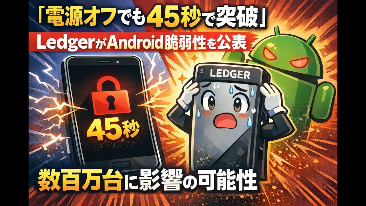 「電源オフでも45秒で突破」LedgerがAndroid脆弱性を公表、数百万台に影響の可能性