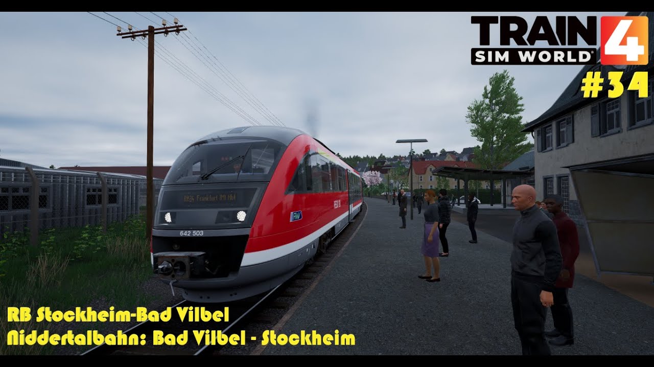 Train Sim World 4 #34 Stockheim-Bad Vilbel|BR 642|Niddertalbahn: Bad Vilbel - Stockheim Route Add-On