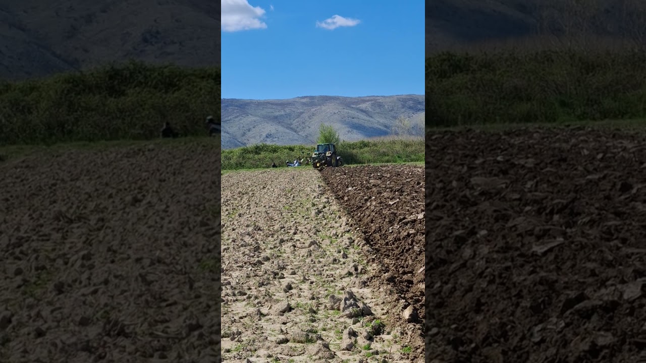Spring Plowing in Albania | John Deere 6410 premium TLS
