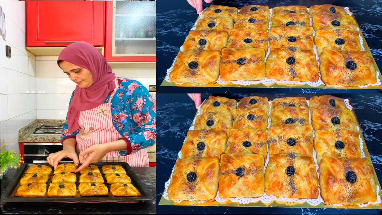 اسهل واحسن مسمن معمر في الفرن👌من اروع واسهل مايكون👌 تحضر في دقائق لاترددي في تجربتها😋😋