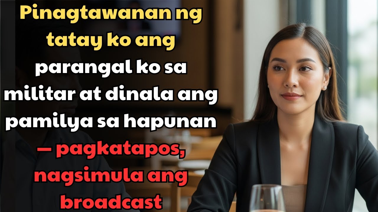 Pinagtawanan ng tatay ko ang parangal ko sa militar—pagkatapos ng hapunan, nagsimula ang broadcast