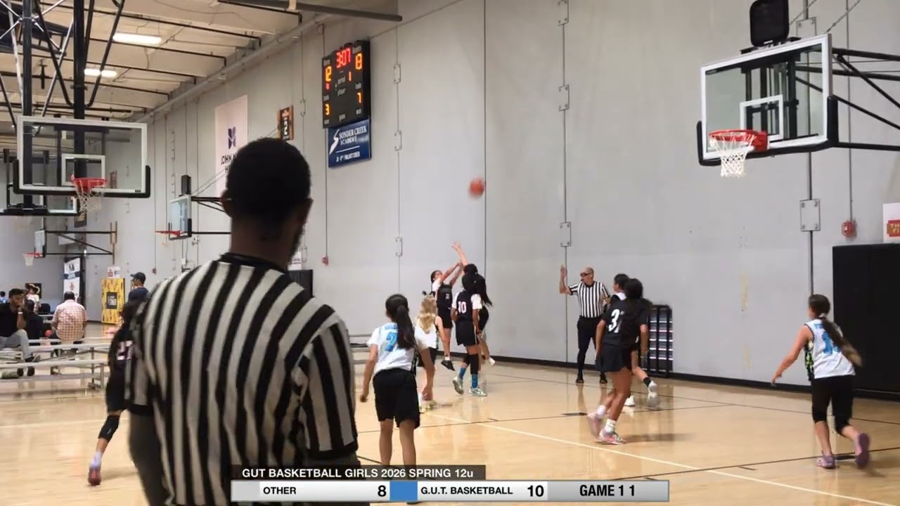 G.U.T. BASKETBALL FALL 2026 GIRLS 12u  GAME 3