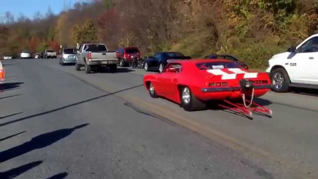 Blown ProMod Camaro cruisin the streets
