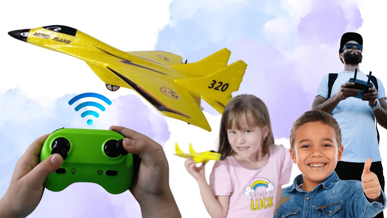 ZY 320 AVION CONTROL REMOTO- UNBOXING - CONFIGURACIÓN