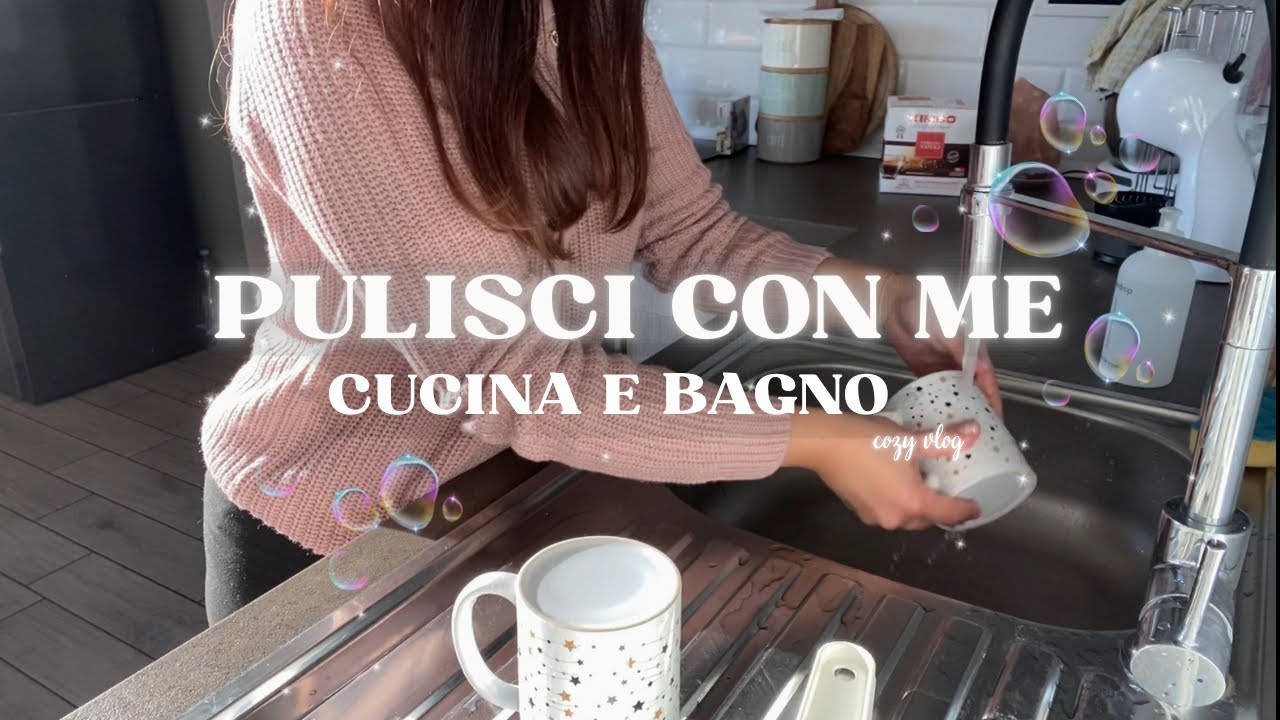 PULISCO 🫧 PROFUMO 🌸 CUCINA E BAGNO 🛀🏻LA PRIMAVERA STA ARRIVANDO 🌷✨ Cozy Vlog 🫧 REAL TIME
