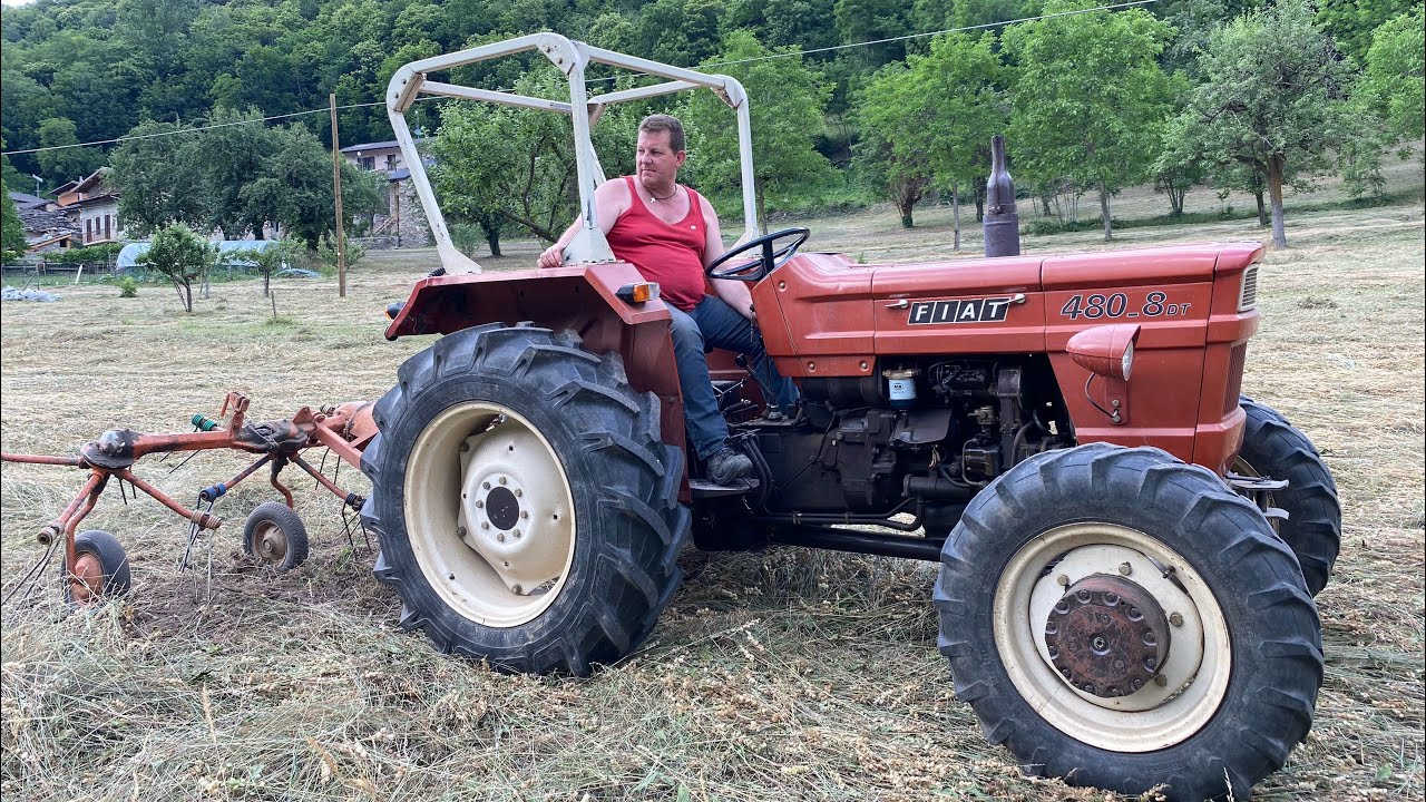 Fienagione x passione Diego Einaudi Fiat 480-8 DT del 1981 B/ta Chiaudieres Cartignano