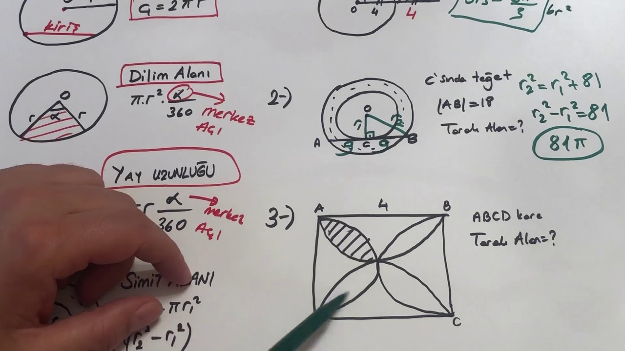 1 NET=DAİREDE ALAN(AYT)