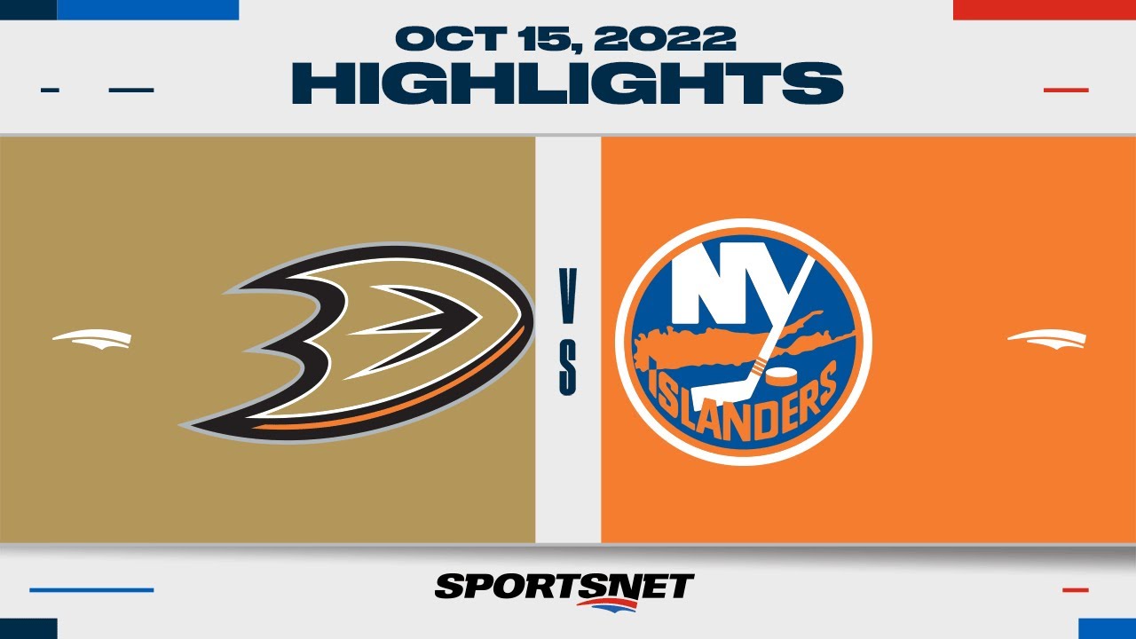 NHL Highlights | Ducks vs. Islanders - October 15, 2022