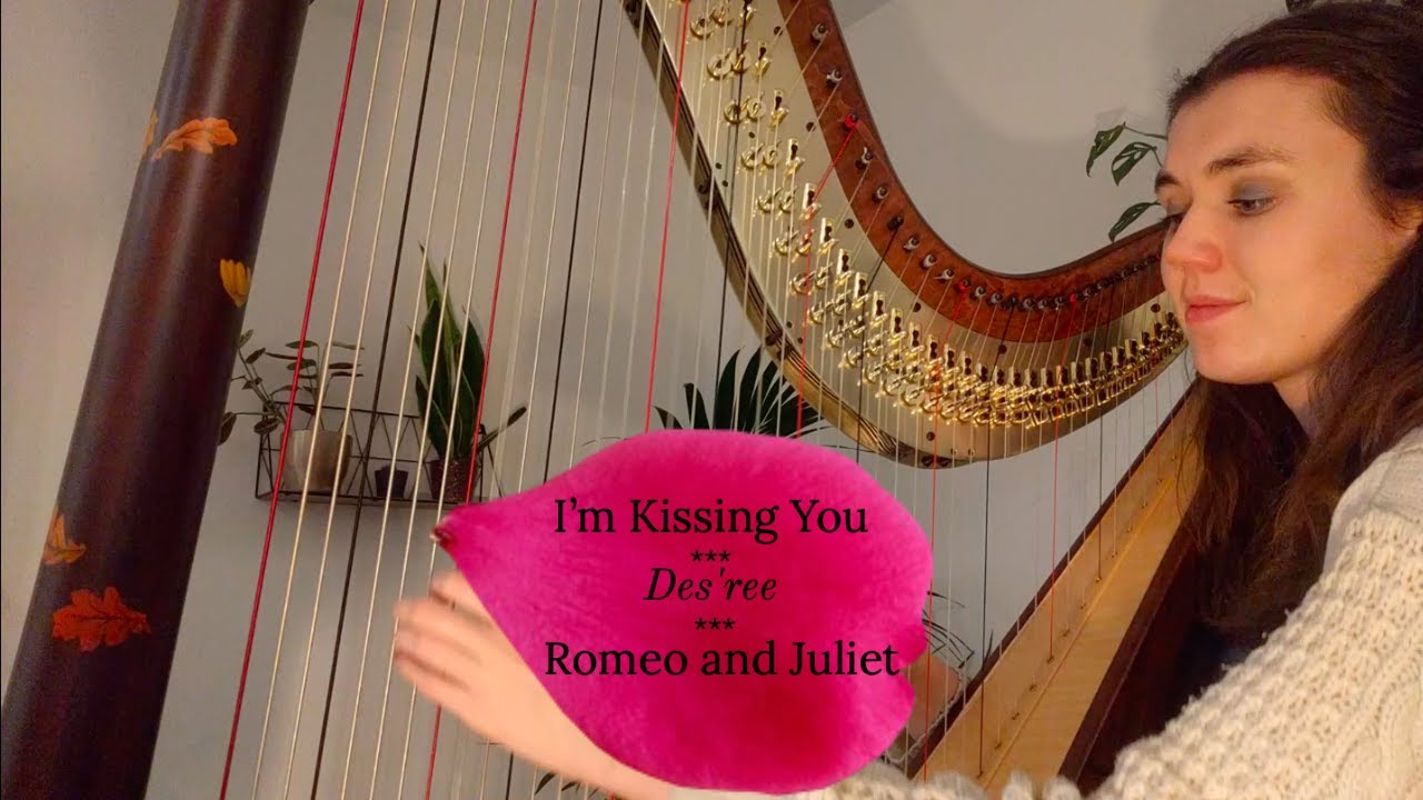 I'm Kissing You - Des'ree - From Romeo and Juliet (harp cover)