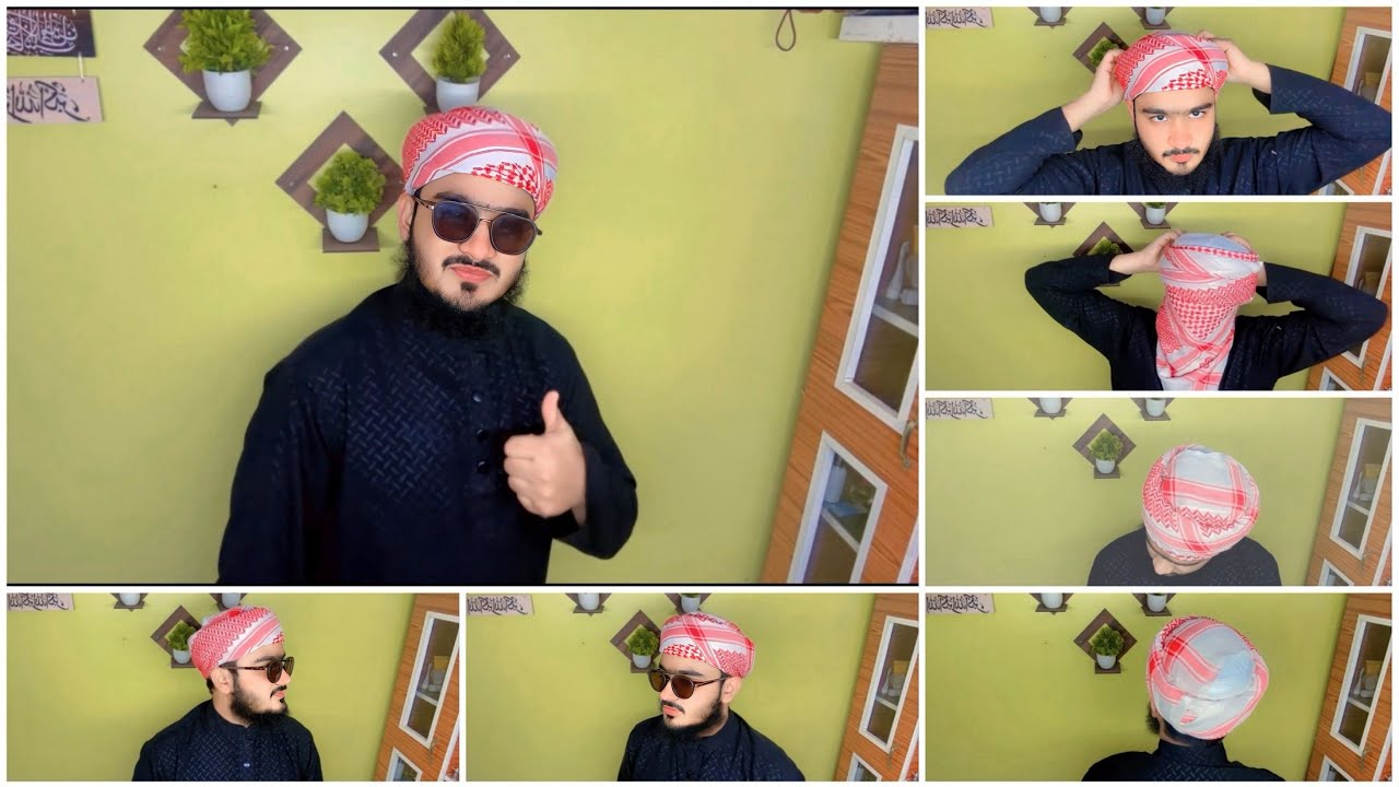 How to tie sufi Amamah SheMagh SheMagh turban  || Afjal ott