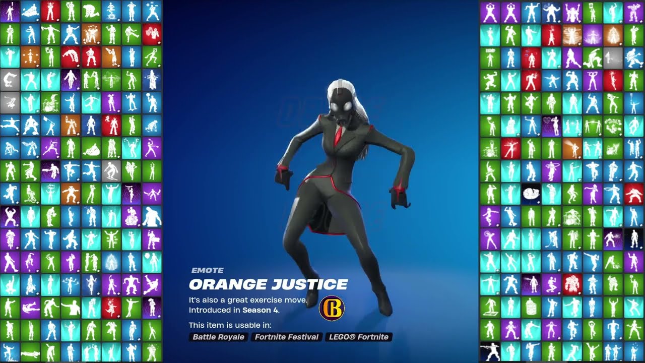 Top 100 Emotes Featuring Chaos Director Character - Fortnite