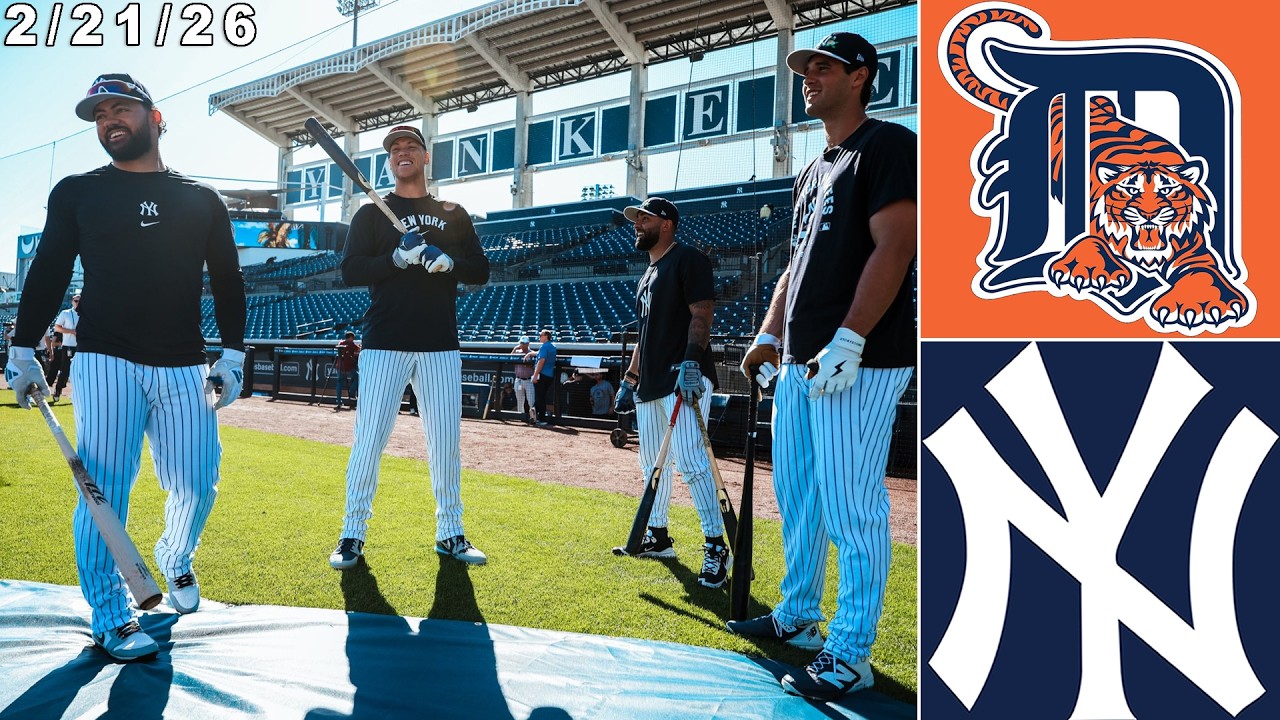 New York Yankees Spring Training Highlights: vs Detroit Tigers | 2/21/26