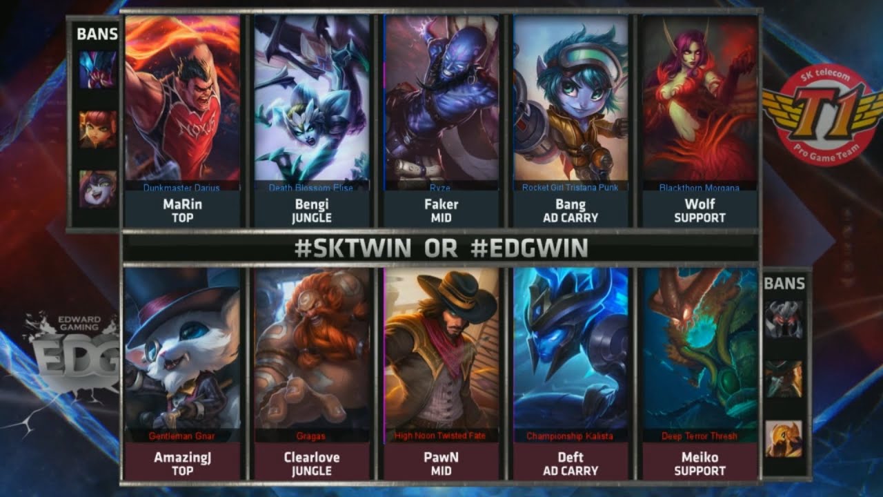 SKT vs EDG Highlights - SK TELECOM T1 vs EDWARD GAMING - S5 WORLDS 2015 GROUP STAGE