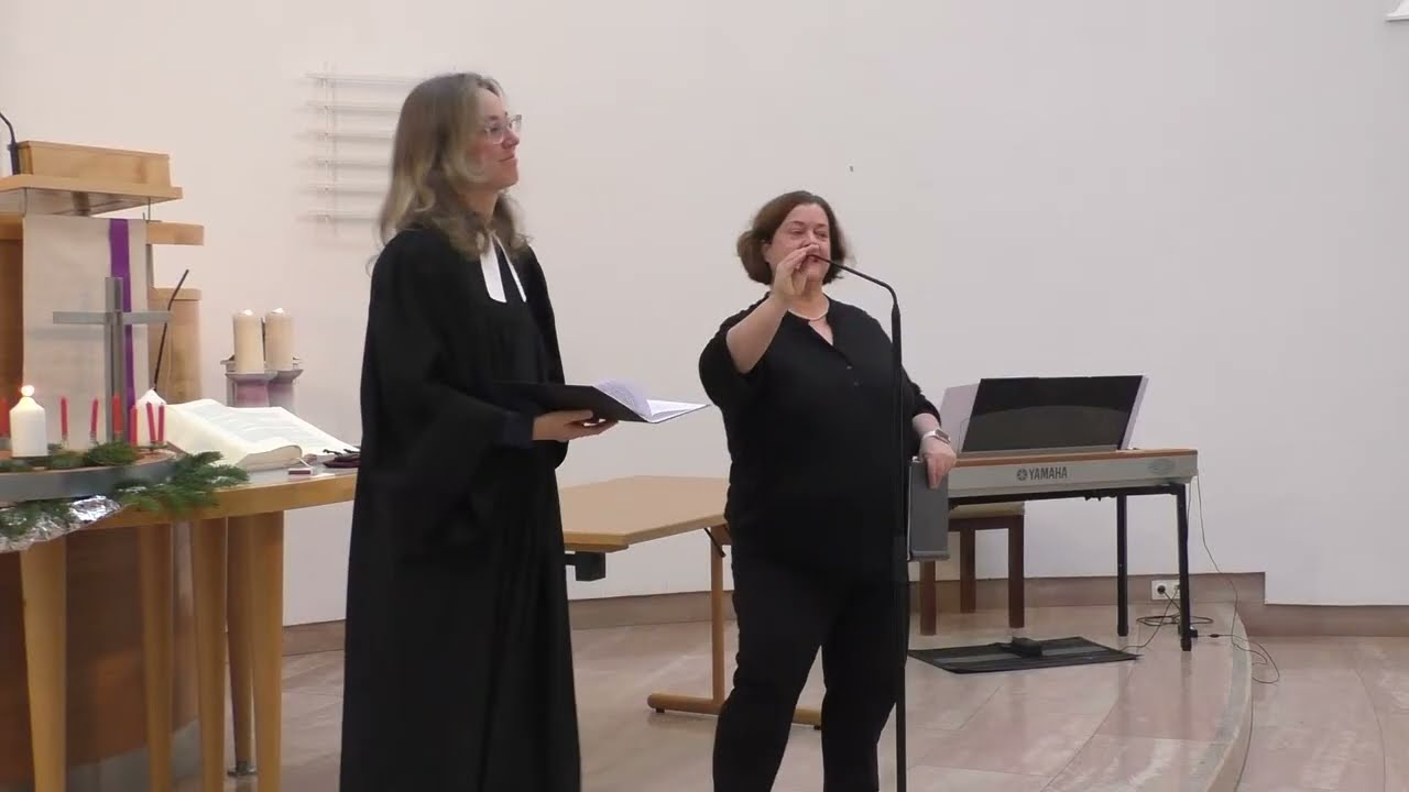 Theatergottesdienst am 1. Adventsonntag, am 30. November 2025 um 09:30 Uhr mit Kerstin Fritz