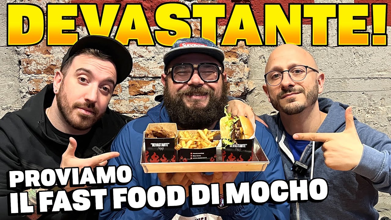 Proviamo il FAST FOOD di MOCHO - Meat Crew American Burger DEVASTANTE!