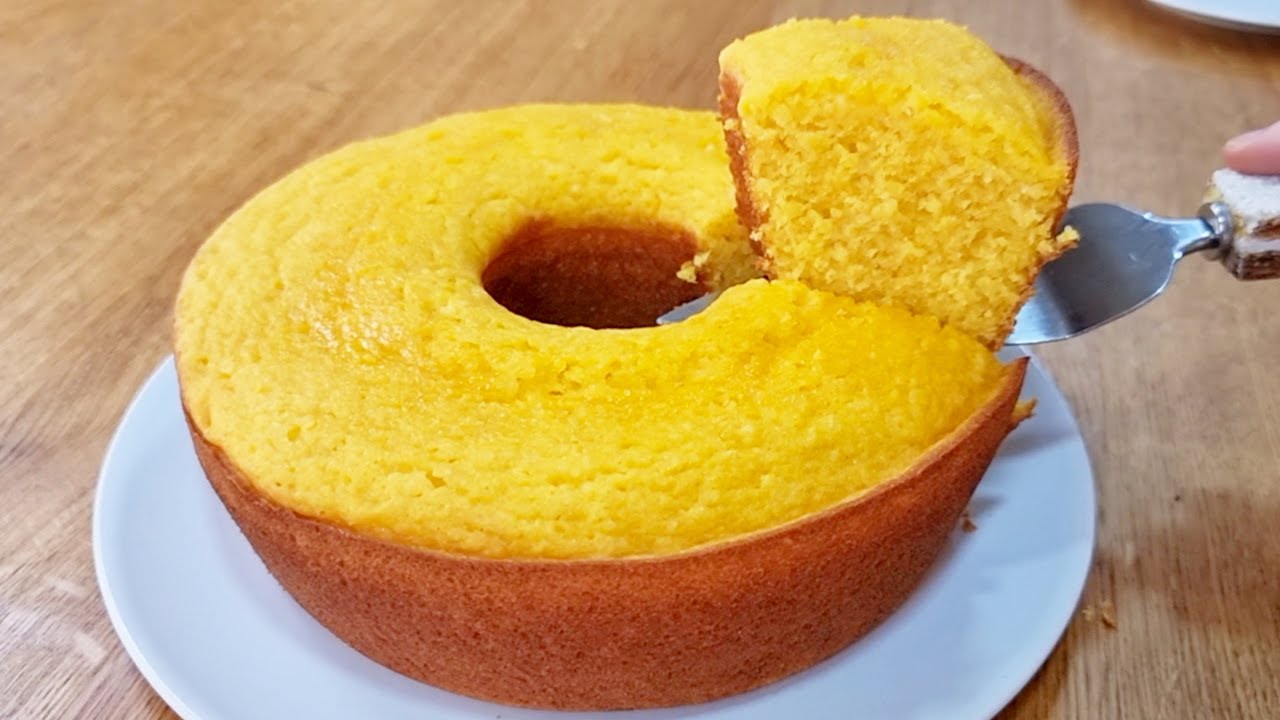 Bolo FOFINHO de Abóbora com Coco! Fácil, Sem trigo, Sem leite, Sem manteiga. No liquidificador!
