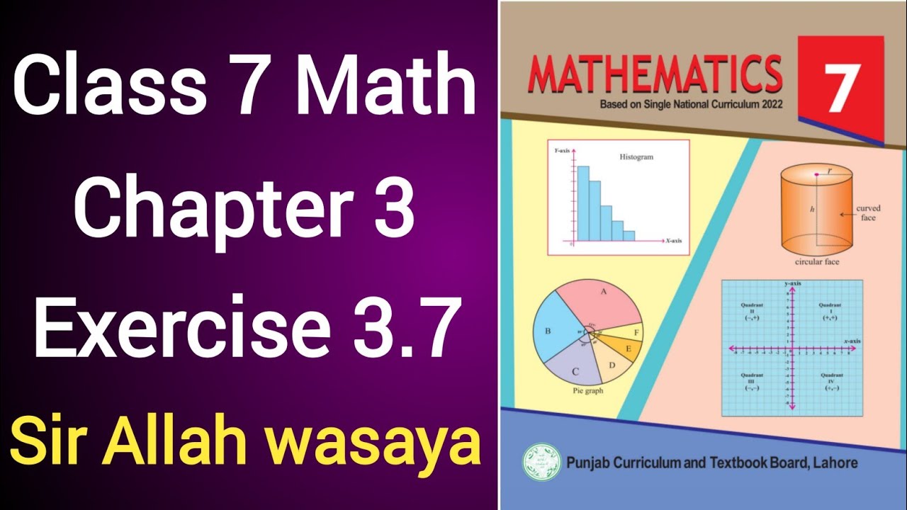 Class 7 Math New Book Chapter 3 Exercise 3.7 | Class 7 Math New Book Unit 3 Exercise 3.7