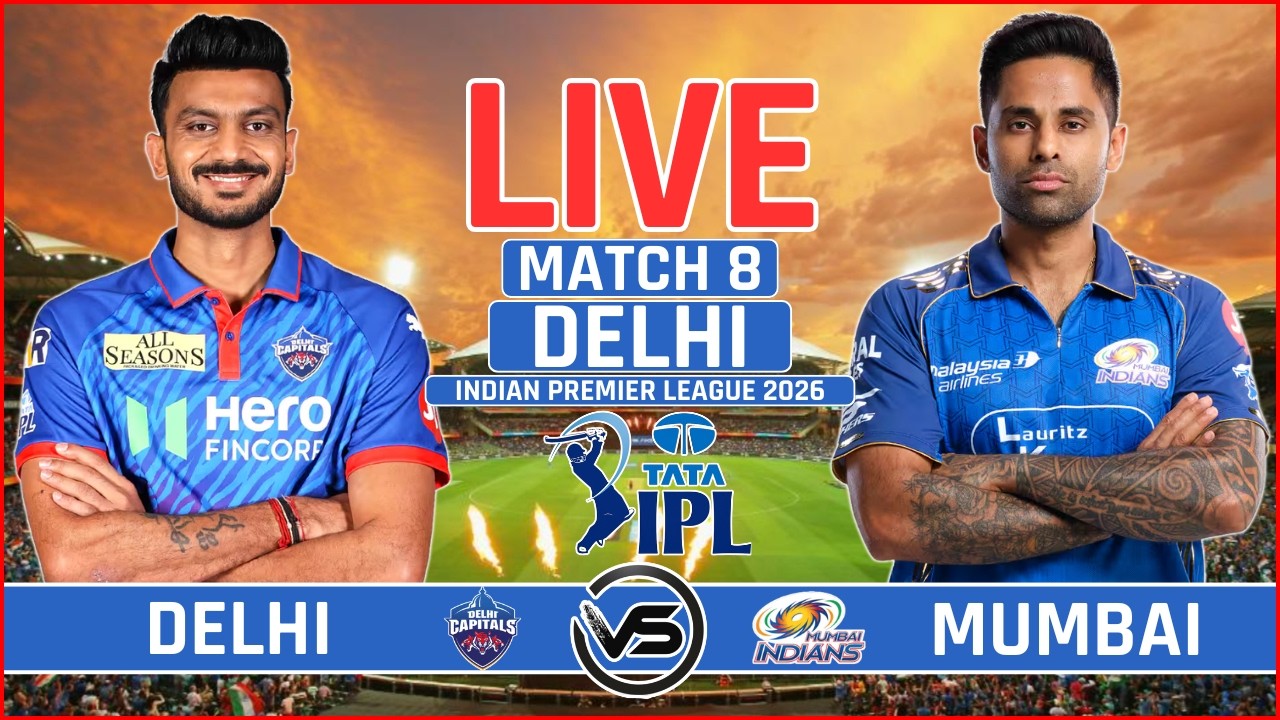 IPL 2026 Live: Delhi Capitals vs Mumbai Indians Live Match | DC vs MI Live Commentary | 2nd Innings