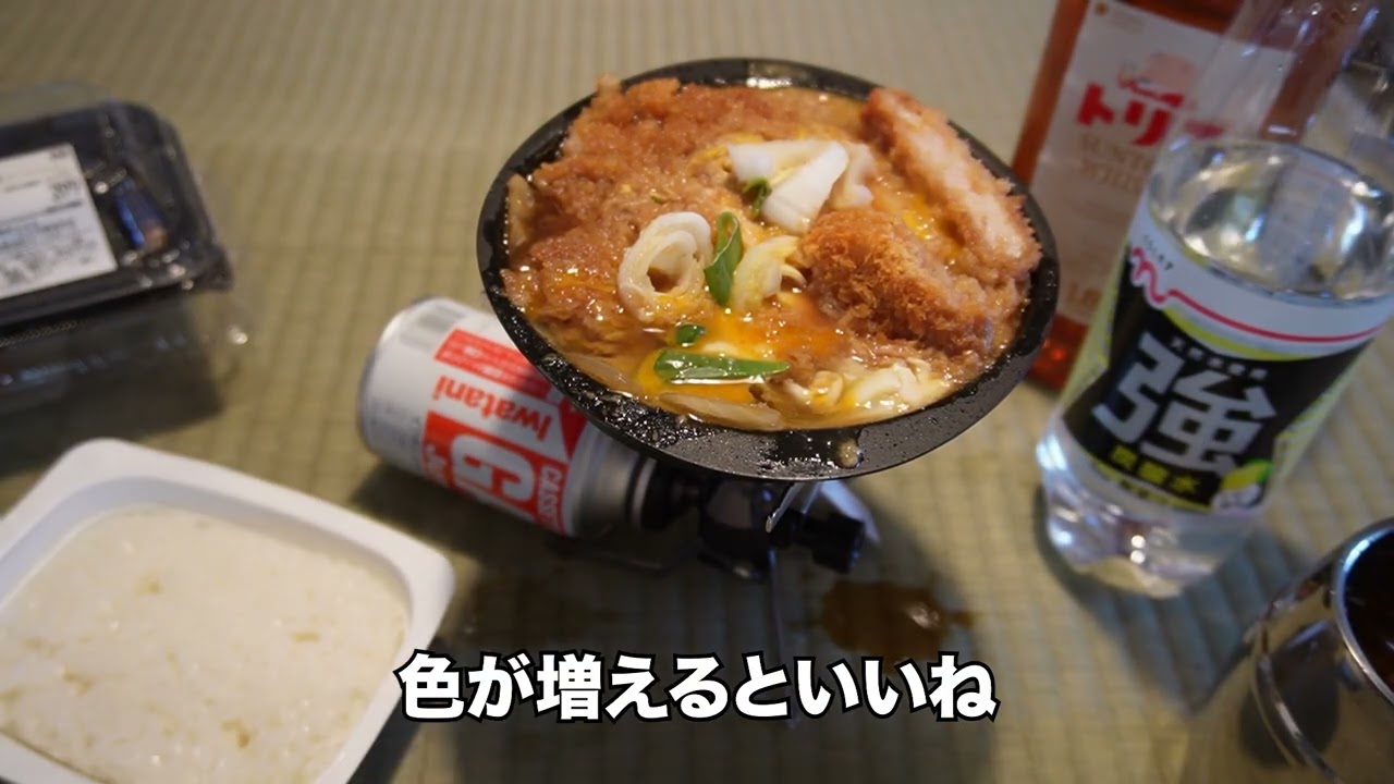 【ｱﾙｺﾙｶﾗｶﾗ】ちいさいカツ丼作ってみた｜Vlog