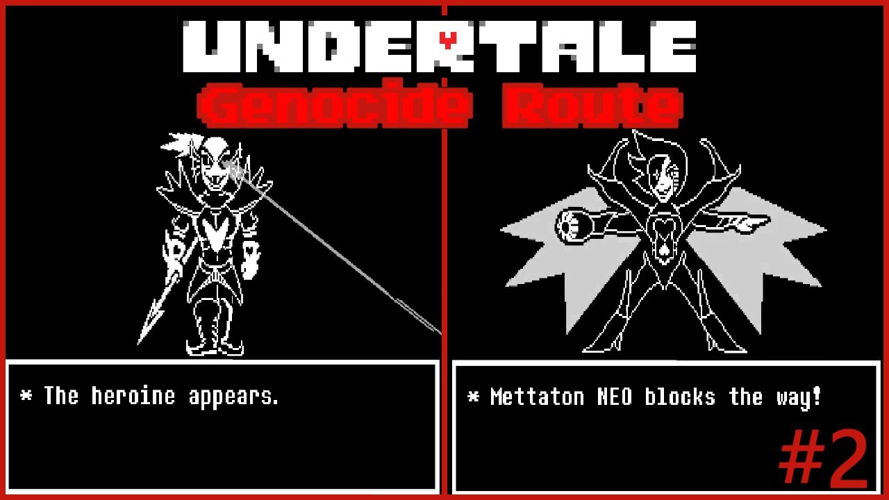Undertale Genocide Route #2-Undyne the Undying fight
