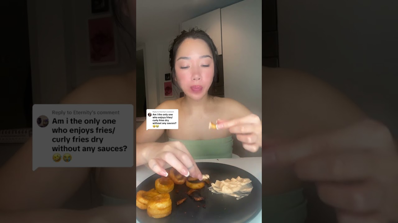 Lunch Mukbang - Curly Fries!