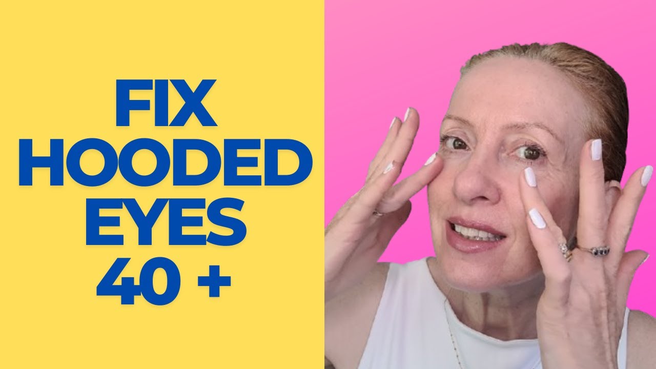 40+ Eye Massage to Lift Hooded Lids & Reduce Bags💆‍♀️ / Natural Anti-Aging Face Technique