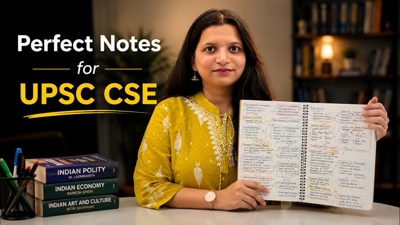 How to make notes for UPSC CSE 2027?