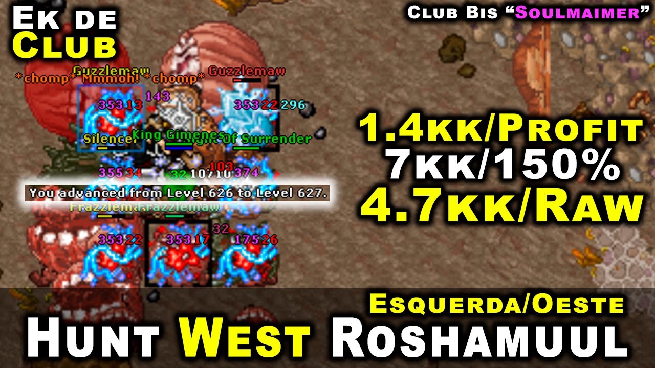 😎Ek de Club/Soulmaimer (600+)😎 - Hunt Roshamuul 