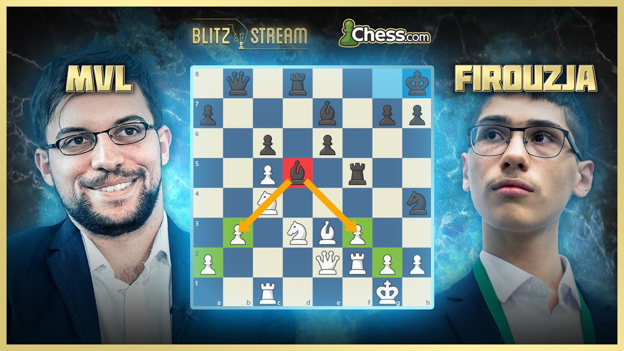 MVL contre le prodige Firouzja analysé par le coach Etienne Bacrot
