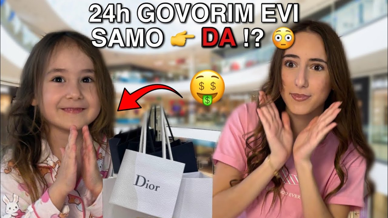 24H GOVORIM EVI SAMO &ldquo;DA&rdquo; !? 🤯 | Ana Babić