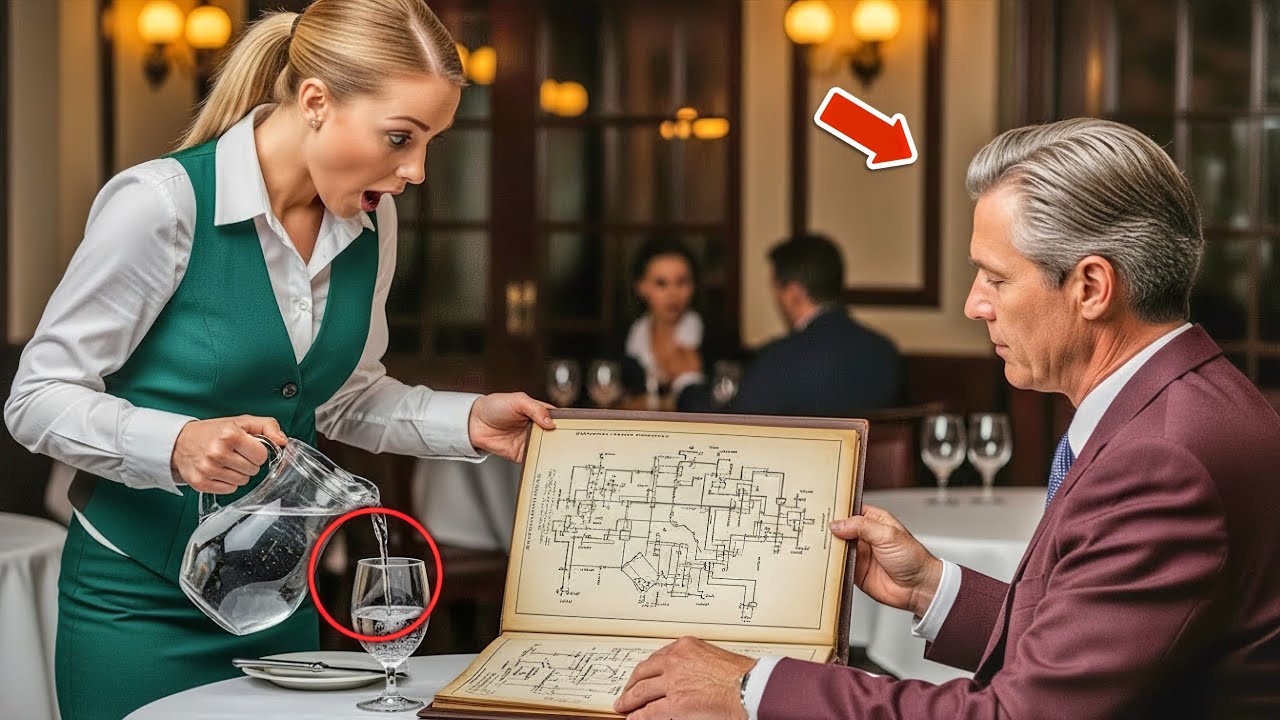 Waitress Says: "Sir, That’s My Dad’s Signature” – Billionaire CEO Drops His Glass in Shock