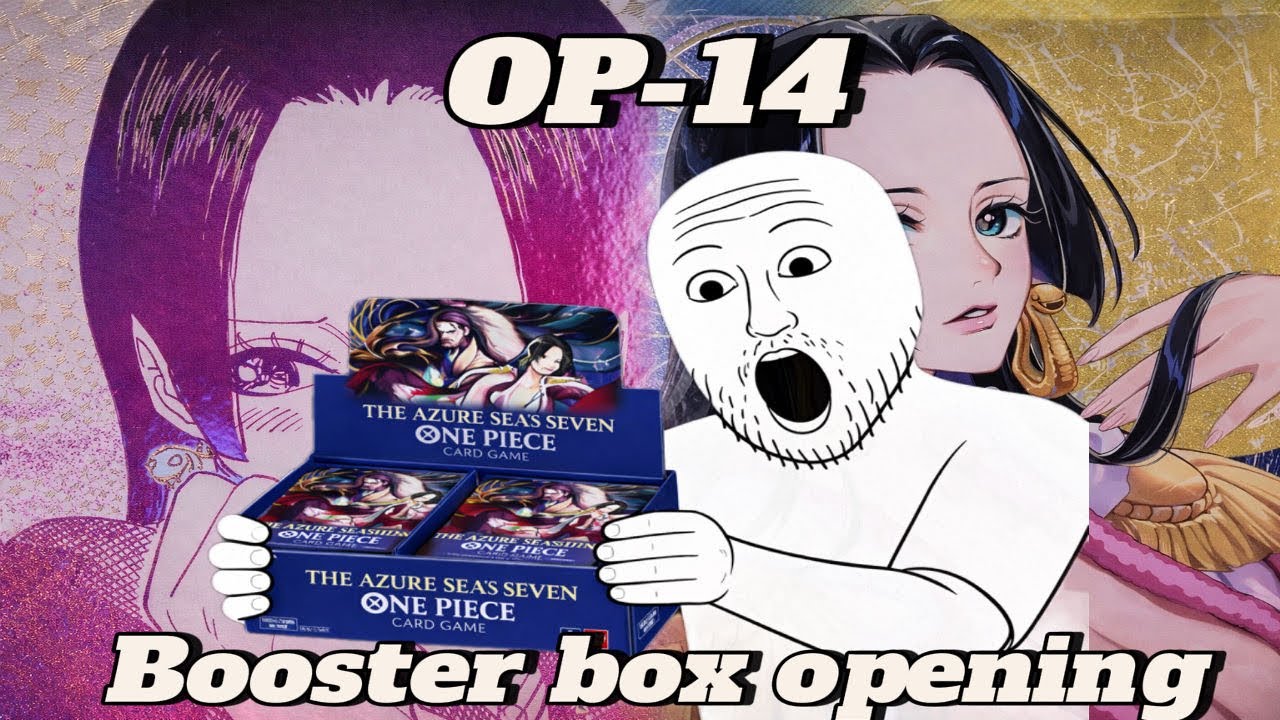 The quickest 3 Box hit you’ll ever see! OP-14 :The Azure Sea's Seven Booster Box Opening!