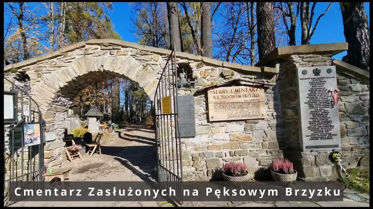 ZAKOPANE Cmentarz Zasłużonych na Pęksowym Brzyzku Meritorious Cemetery on Pęksowy Brzyzek 18.10.2022
