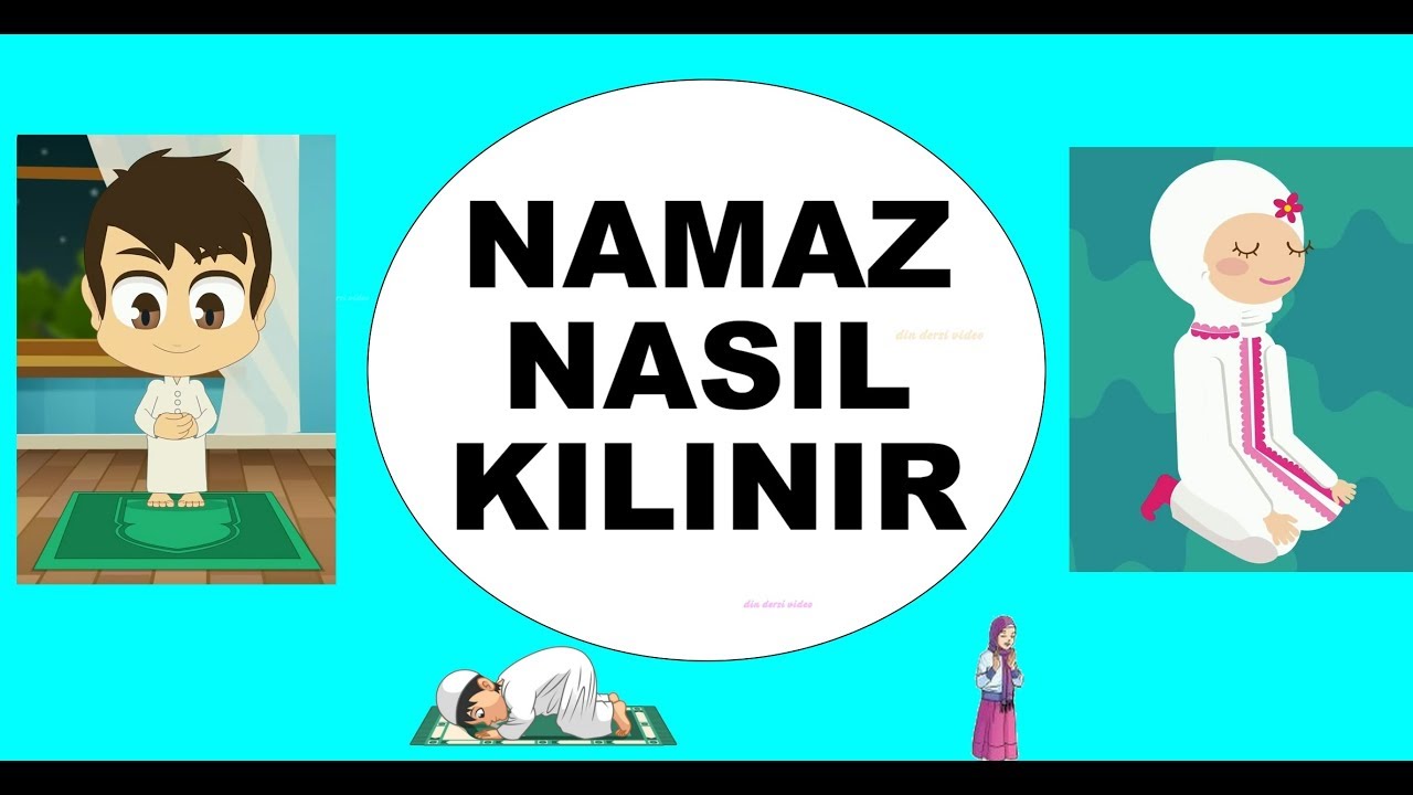 namaz nasıl kılınır-animasyonlu anlatım-dindersi video