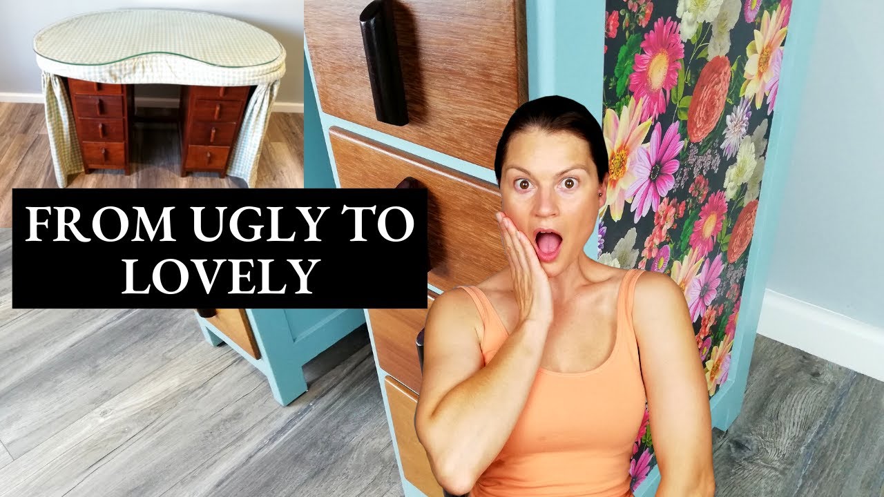 Furniture Makeover | Dolly Vander Dresser Makeover | Furniture Flip | Decoupage Tips