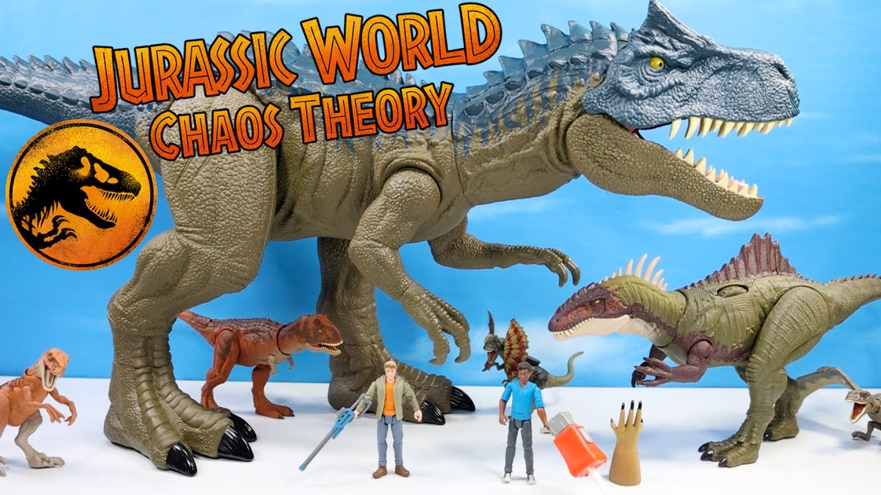 Обзор суперколоссального аллозавра и беклеспинакса из Jurassic World CHAOS THEORY