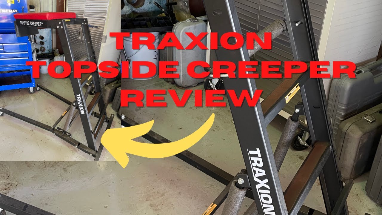 TRAXION TOPSIDE CREEPER, tool review, put to use on a Ram Dually truck!