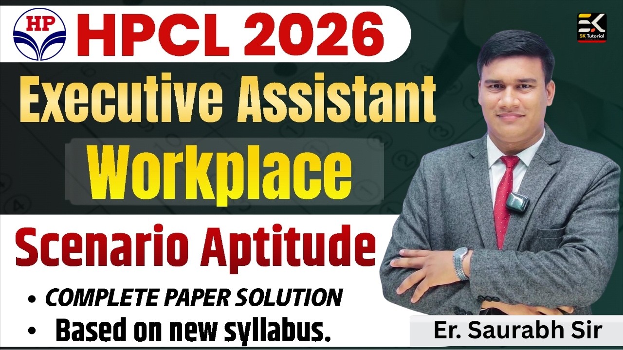 Crack HPCL Executive Assistant 2026 | Workplace Scenario Aptitude Tips & Government Machinary PYQ