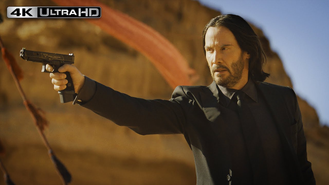 John Wick: Chapter 4 | 4K HDR | Desert Chase Scene