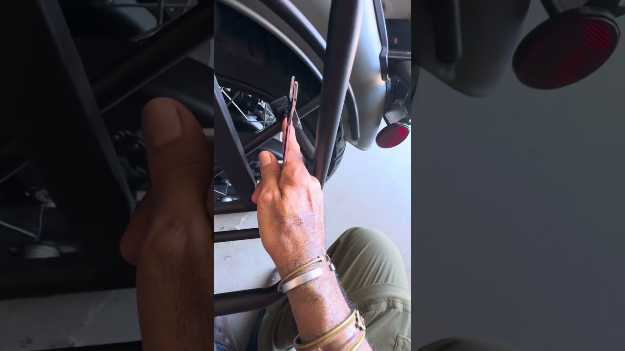 Pannier Rack Installation on Royal Enfield Classic 350 RE - Easy Peasy Instructions - Part 1 🏍️