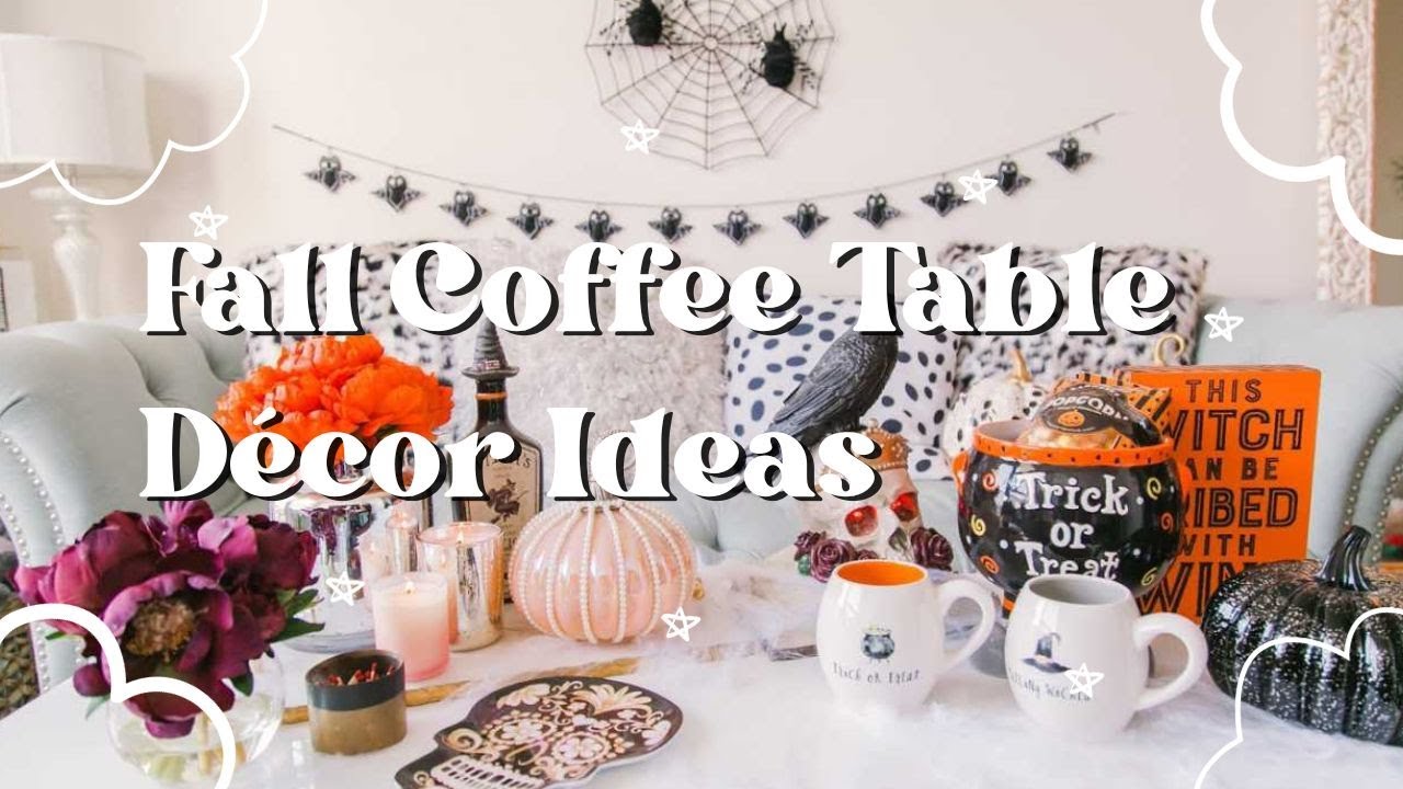 Fall Coffee Table D&eacute;cor Ideas Large Fall Decorations