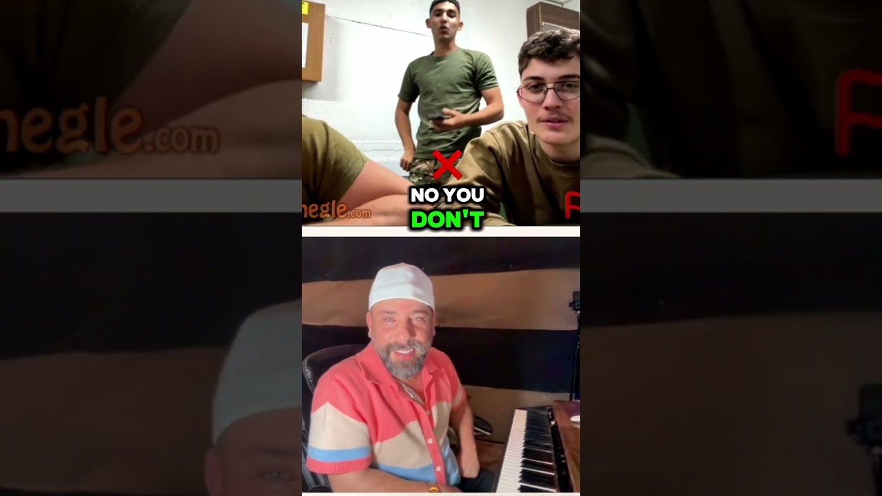 Израильтянин поёт на греческом #кавер #omegle