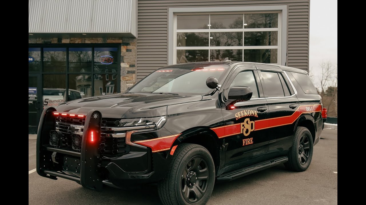 2024 Chevy Tahoe | Seekonk, MA Fire Department | Blue Collar Customs