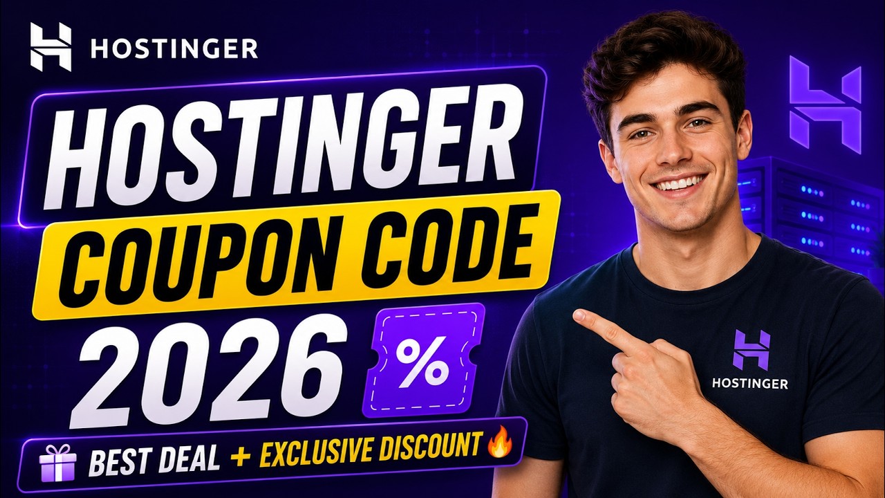 Hostinger Coupon Code 2026 | Best Deal + Exclusive Discount 🔥