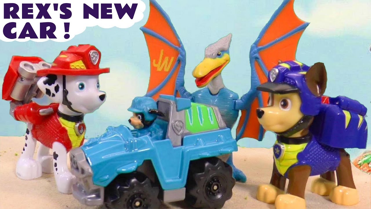 Rex Gets A New Car  so he can get to the Dinosaurs Faster