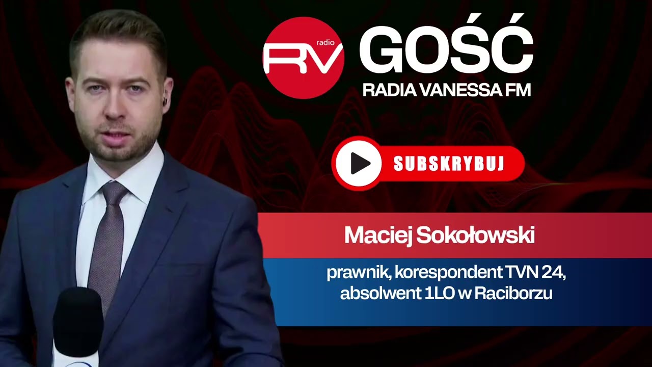 Maciej Sokołowski &mdash; korespondent TVN24 w Brukseli, prawnik, absolwent I LO w Raciborzu | GOŚĆ RV