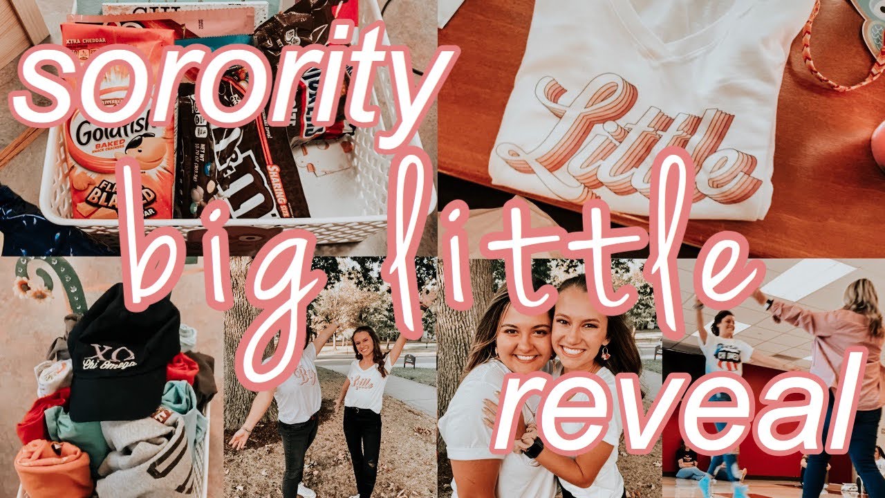 sorority BIG LITTLE reveal + baskets! | chi omega