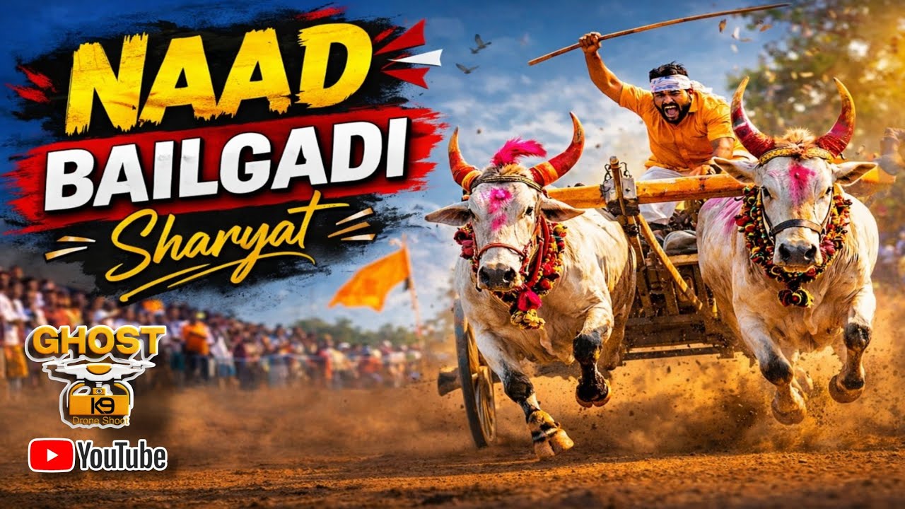 अशी Bailgadi Sharyat कधी पाहिली नाही 🔥 Naad Bailgadi Race