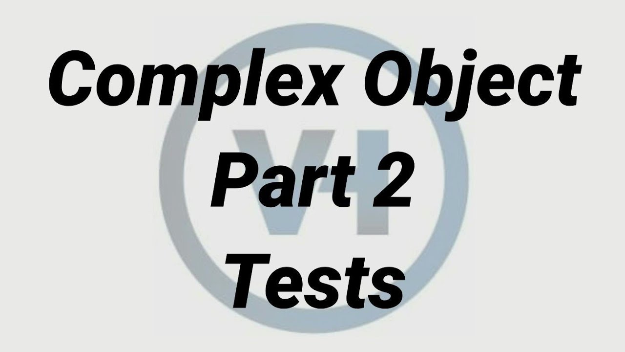 Complex Object 2 - (non-finite) (test izahi)